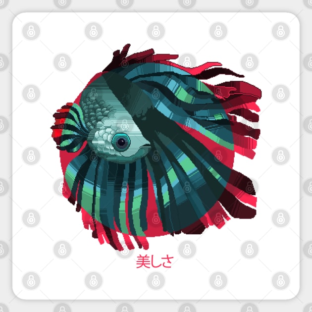 Betta Fish Sticker by Iku97